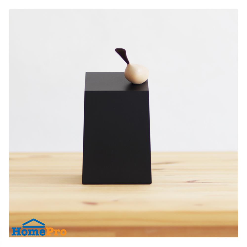 กล่องทิชชู่ป๊อปอัพ MINIMAL SCULPT BIRD สีดำ