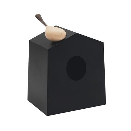 กล่องทิชชู่ป๊อปอัพ MINIMAL SCULPT BIRD สีดำ_0