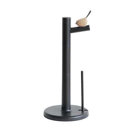 ที่ใส่ทิชชู่ม้วน MINIMAL SCULPT BIRD สีดำ_0
