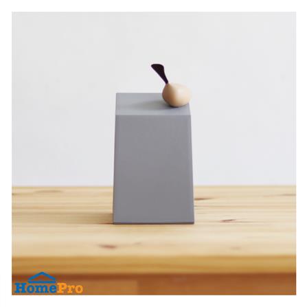 กล่องทิชชู่ป๊อปอัพ MINIMAL SCULPT BIRD สีเทา_2