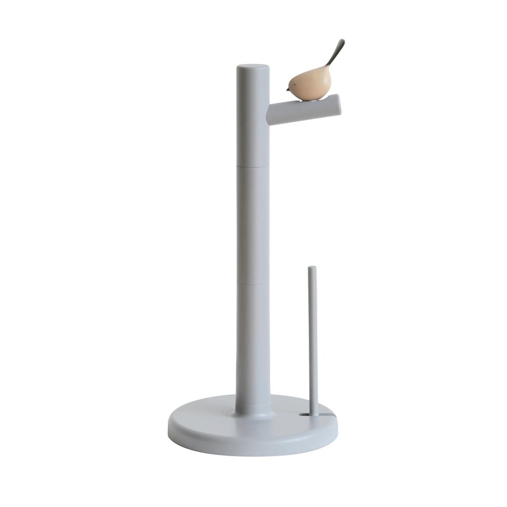 ที่ใส่ทิชชู่ม้วน MINIMAL SCULPT BIRD สีเทา