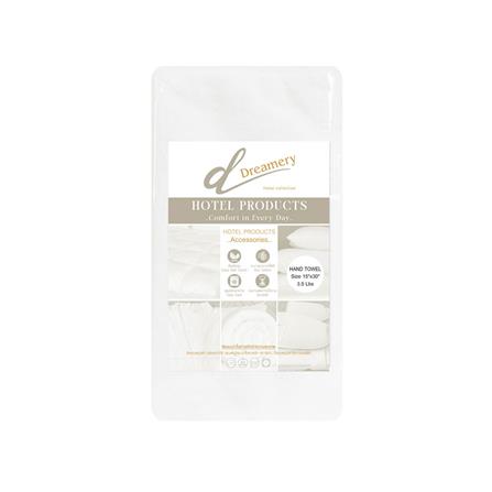 ผ้าขนหนู DREAMERY ขนคู่ 3.5LBS 15X30 นิ้ว สีขาว (แพ็ก 2 ชิ้น)_2