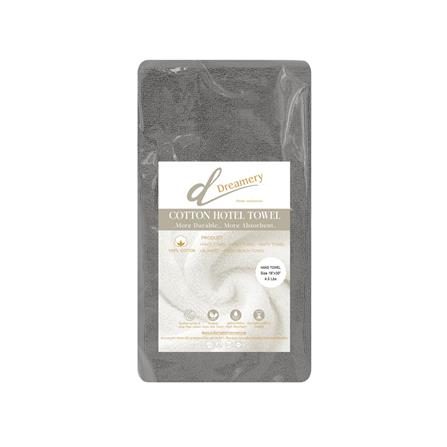 ผ้าขนหนู DREAMERY ขนเดี่ยว 4.5LBS 16X30 นิ้ว สีเทา (แพ็ก 2 ชิ้น)_2