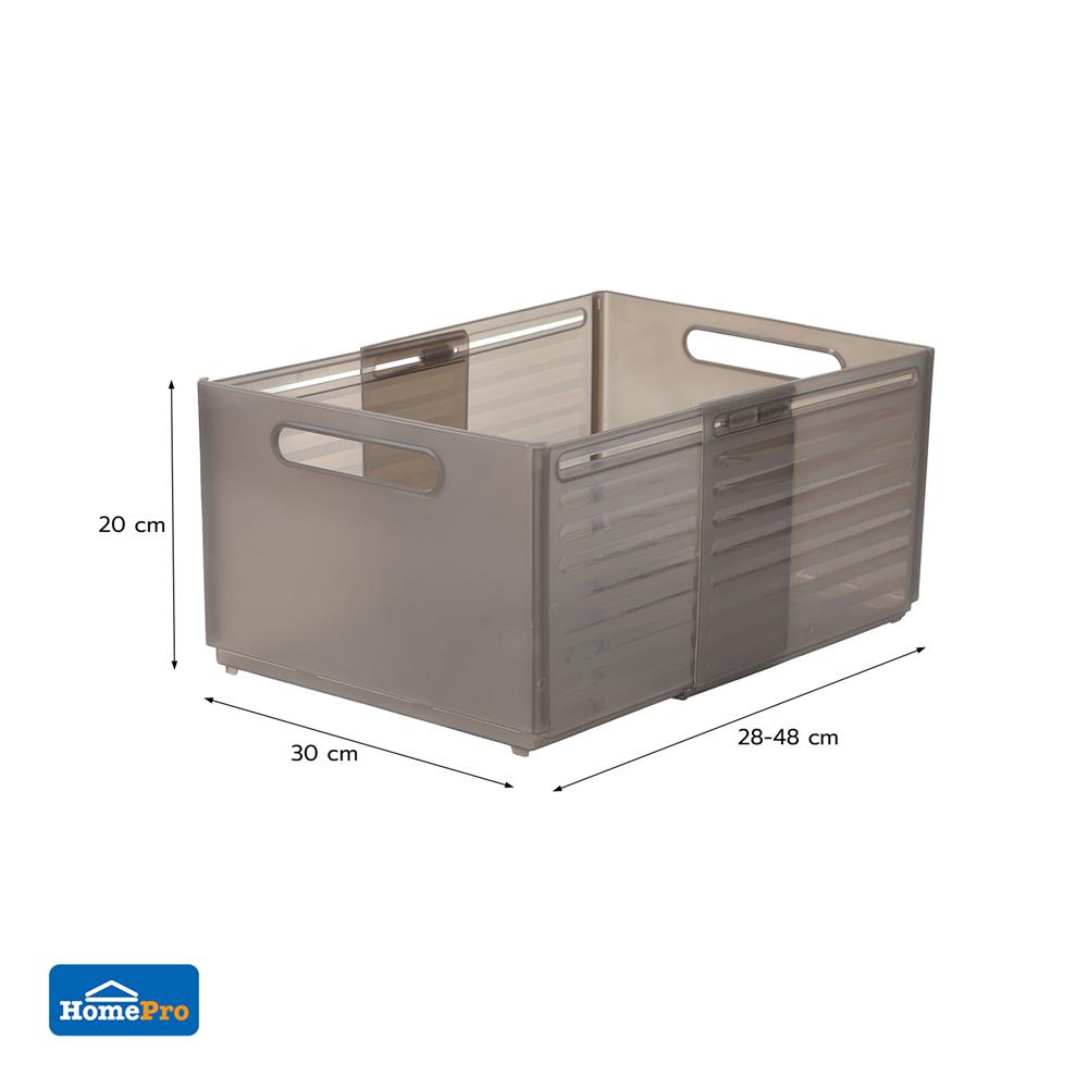 กล่องอเนกประสงค์ PLIM SLIDE SIZE XXL สีชาใส