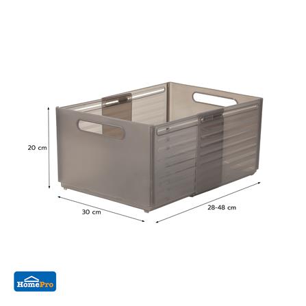 กล่องอเนกประสงค์ PLIM SLIDE SIZE XXL สีชาใส_8