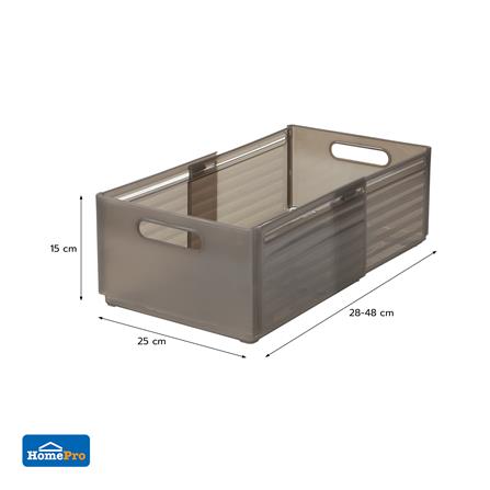 กล่องอเนกประสงค์ PLIM SLIDE SIZE XL สีชาใส_8