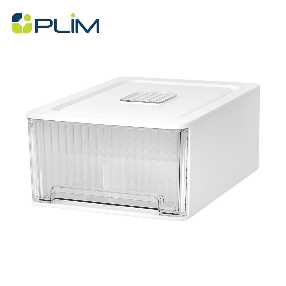 กล่องลิ้นชักจัดเก็บกางเกงชั้นใน PLIM IRENE SIZE L 12 ช่อง สีขาว