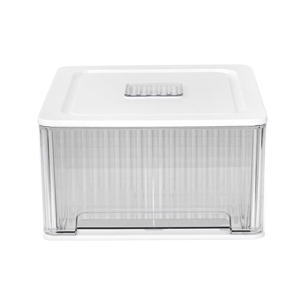 กล่องลิ้นชักจัดเก็บกางเกงชั้นใน PLIM IRENE SIZE L 12 ช่อง สีขาว