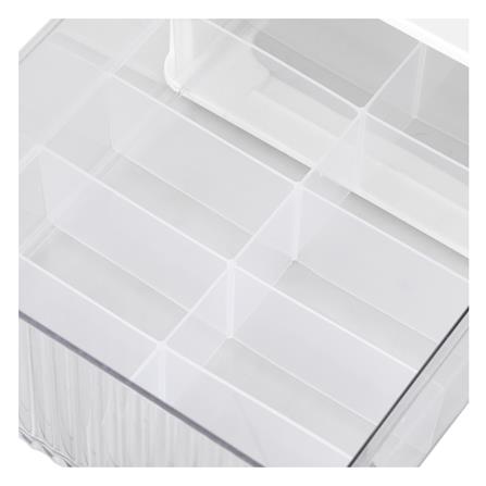 กล่องลิ้นชักจัดเก็บกางเกงชั้นใน PLIM IRENE SIZE L 12 ช่อง สีขาว_3