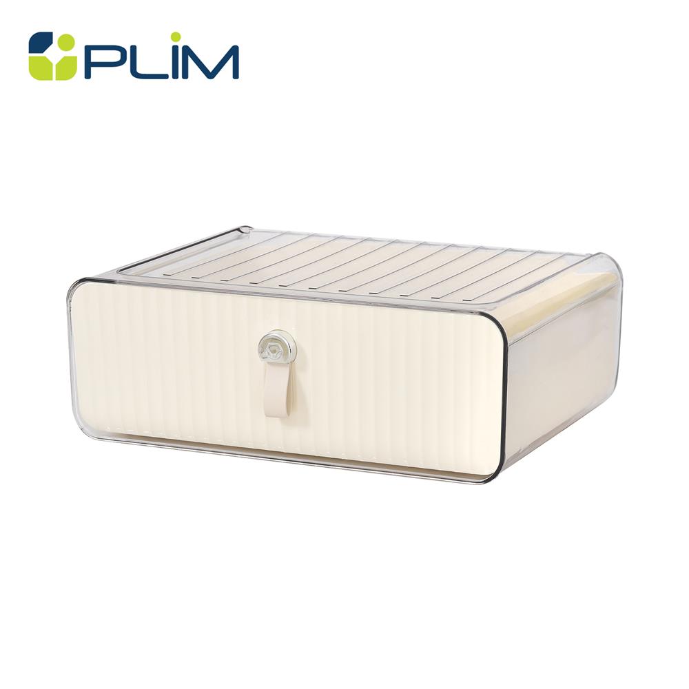 กล่องลิ้นชักจัดเก็บกางเกงชั้นใน PLIM SALLY 16 ช่อง สีเบจ