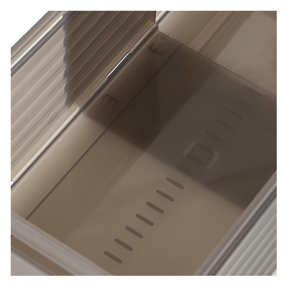 กล่องอเนกประสงค์ PLIM SLIDE SIZE L สีชาใส