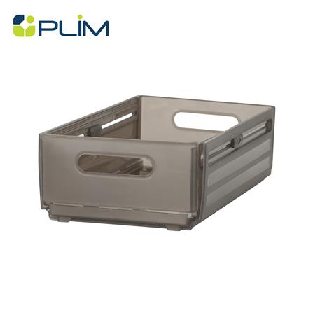 กล่องอเนกประสงค์ PLIM SLIDE SIZE M สีชาใส_1