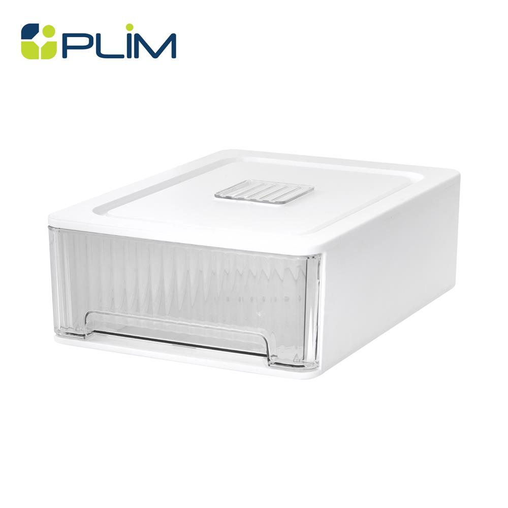 กล่องลิ้นชักจัดเก็บเสื้อชั้นใน PLIM IRENE SIZE M สีขาว_1