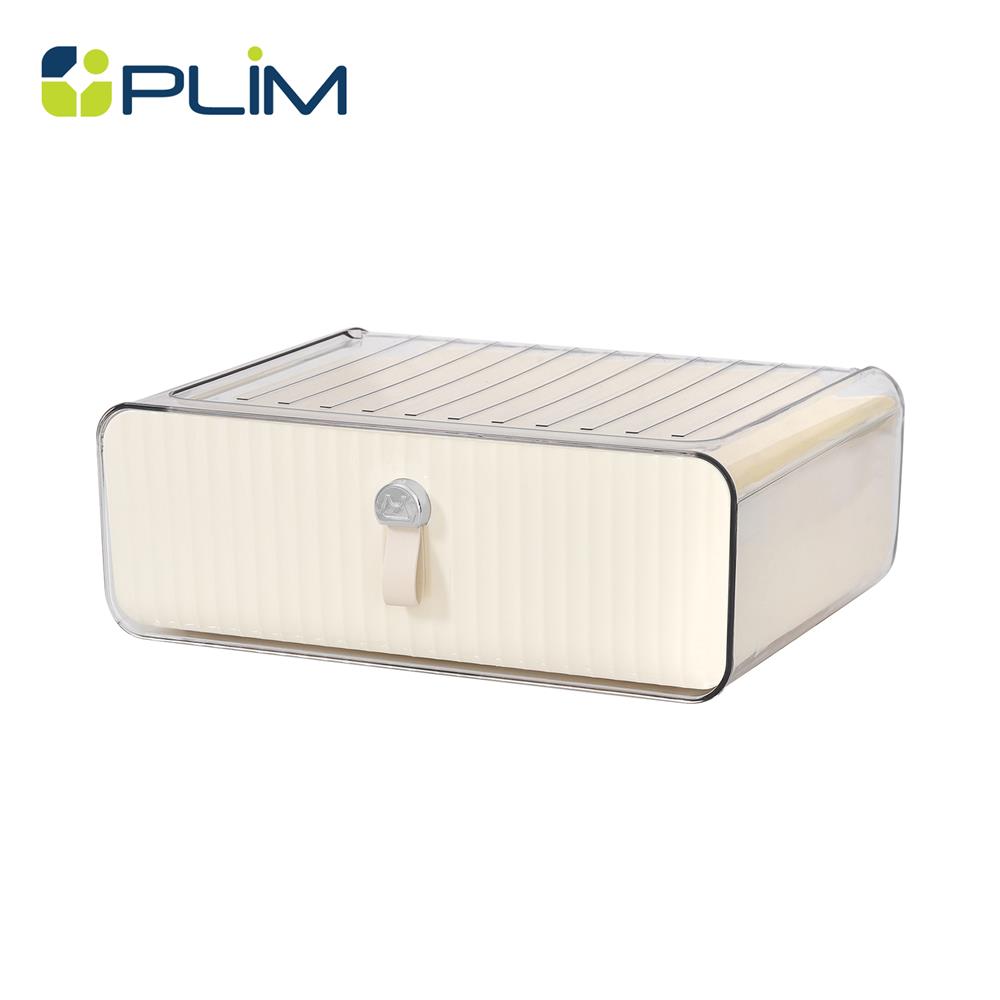 กล่องลิ้นชักจัดเก็บเสื้อชั้นใน PLIM SALLY สีเบจ_0