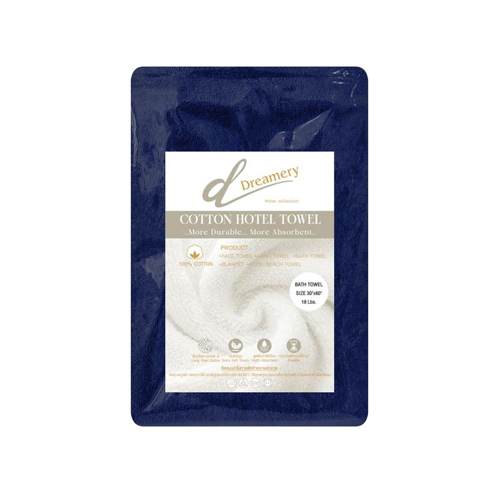 ผ้าขนหนู DREAMERY CT ขนคู่ 18LBS 30X60 นิ้ว สี NAVY (แพ็ก 2 ชิ้น)