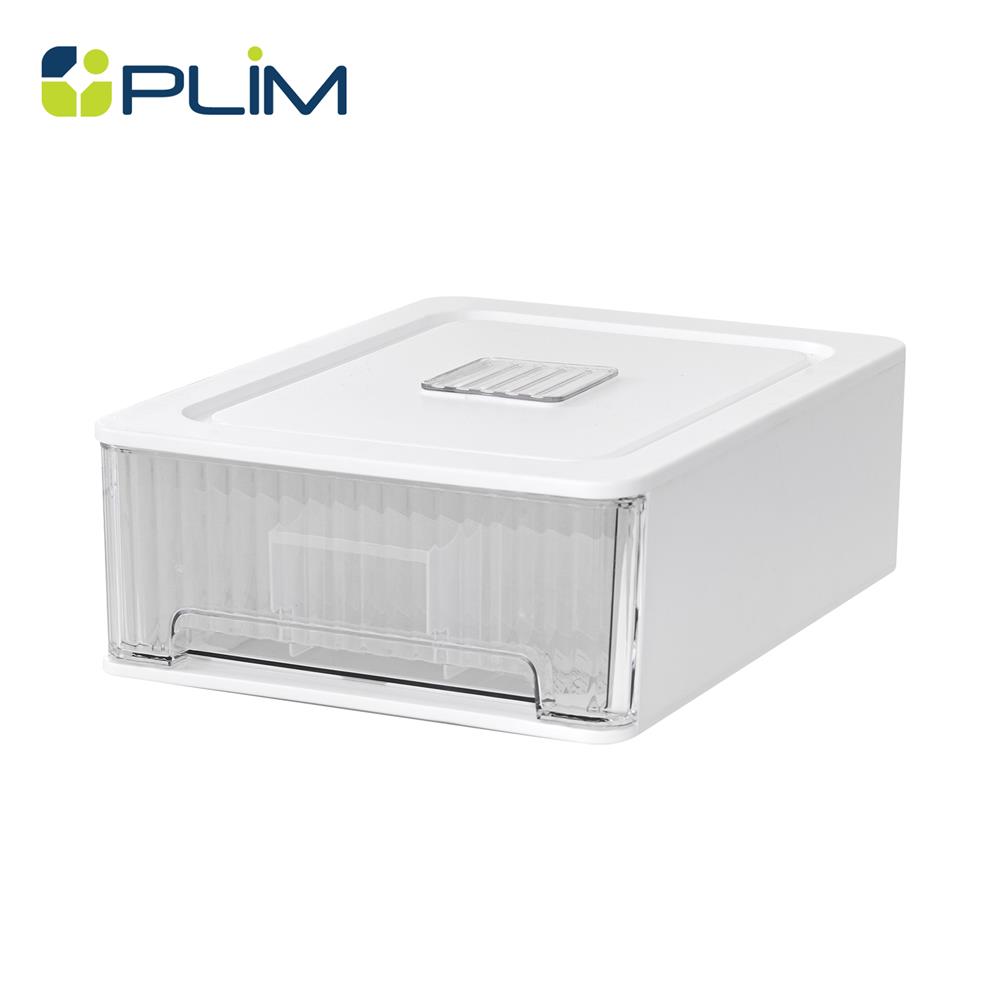 กล่องลิ้นชักจัดเก็บถุงเท้า PLIM IRENE SIZE M 18 ช่อง สีขาว_1