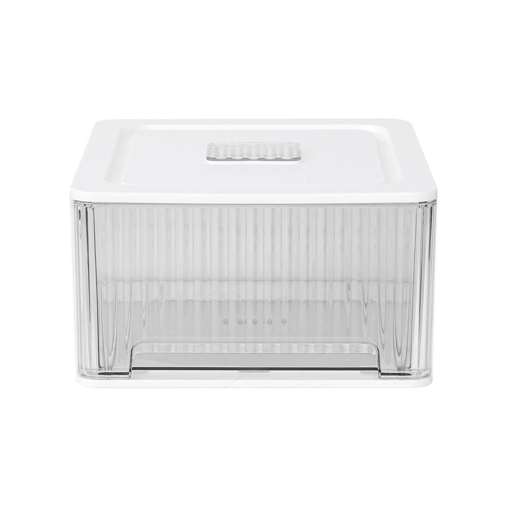 กล่องจัดเก็บเสื้อชั้นใน PLIM IRENE SIZE L สีขาว