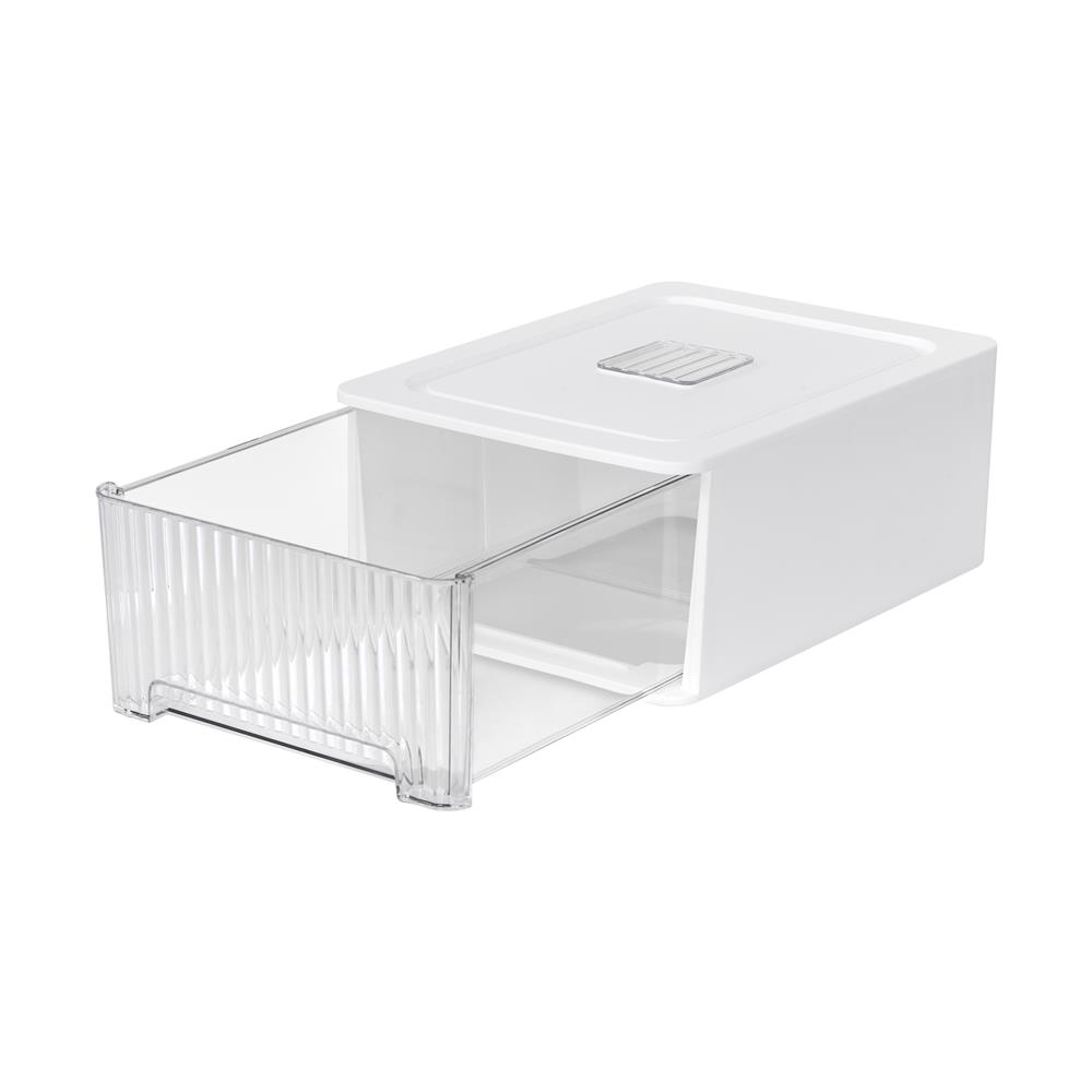 กล่องจัดเก็บเสื้อชั้นใน PLIM IRENE SIZE L สีขาว