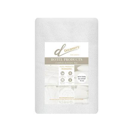 ผ้าขนหนู DREAMERY CT ขนคู่ 16LBS 30X60 นิ้ว สีขาว (แพ็ก 2 ชิ้น)_1