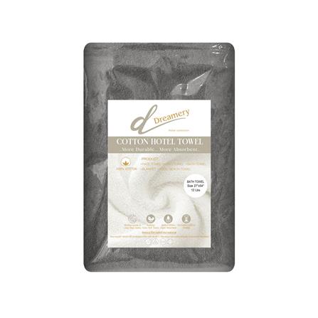 ผ้าขนหนู DREAMERY CT ขนคู่ 12LBS 27X54 นิ้ว สีเทา (แพ็ก 2 ชิ้น)_1