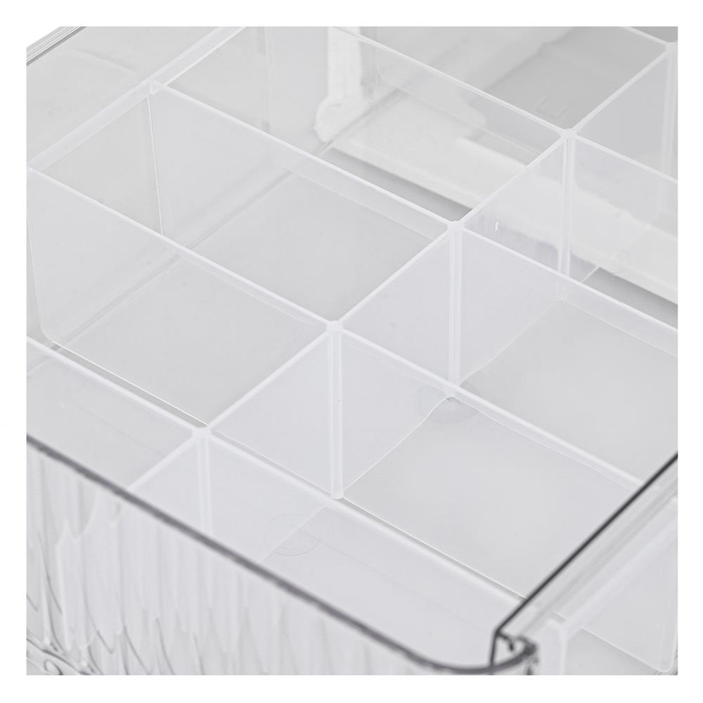 กล่องลิ้นชักจัดเก็บกางเกงชั้นใน PLIM IRENE SIZE M 12 ช่อง สีขาว