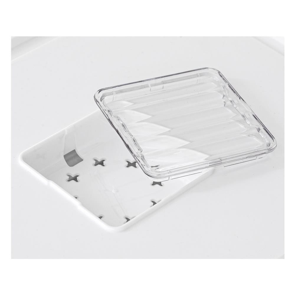 กล่องลิ้นชักจัดเก็บกางเกงชั้นใน PLIM IRENE SIZE M 12 ช่อง สีขาว