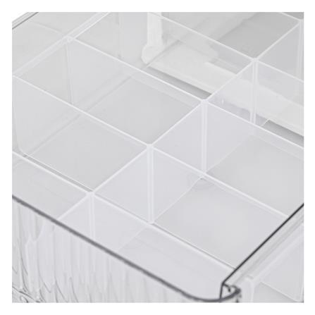 กล่องลิ้นชักจัดเก็บกางเกงชั้นใน PLIM IRENE SIZE M 12 ช่อง สีขาว_4