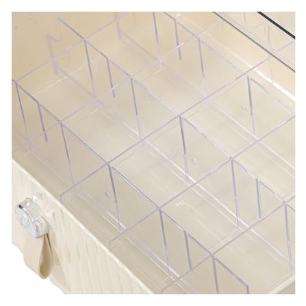 กล่องลิ้นชักจัดเก็บถุงเท้า PLIM SALLY 24 ช่อง สีเบจ_4