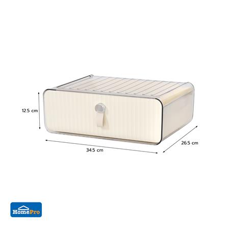 กล่องลิ้นชักจัดเก็บถุงเท้า PLIM SALLY 24 ช่อง สีเบจ_7