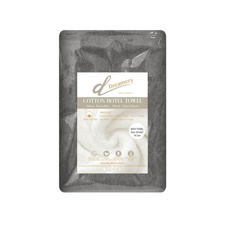 ผ้าขนหนู DREAMERY CT ขนคู่ 18LBS 30X60 นิ้ว สีเทา (แพ็ก 2 ชิ้น)_1