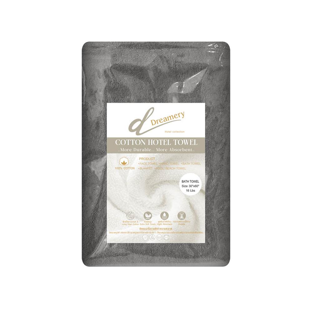 ผ้าขนหนู DREAMERY CT ขนคู่ 16LBS 30X60 นิ้ว สีเทา (แพ็ก 2 ชิ้น)