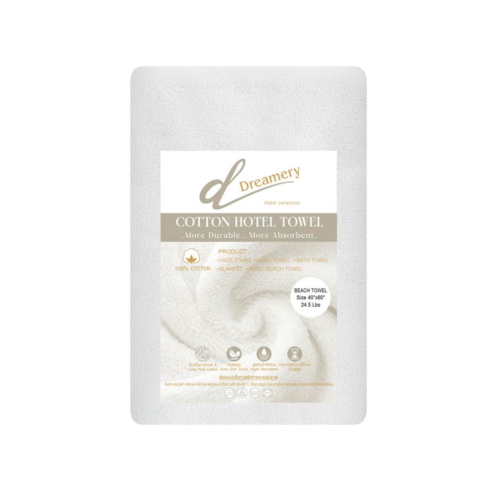 ผ้าขนหนู DREAMERY BEACH 40X60 นิ้ว สีขาว
