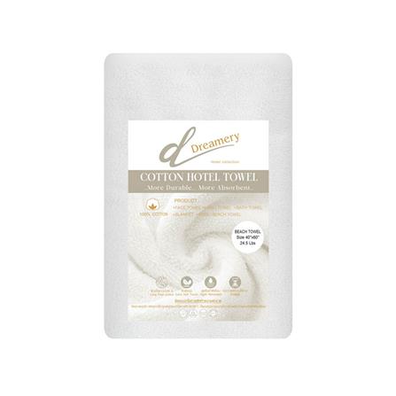 ผ้าขนหนู DREAMERY BEACH 40X60 นิ้ว สีขาว_3