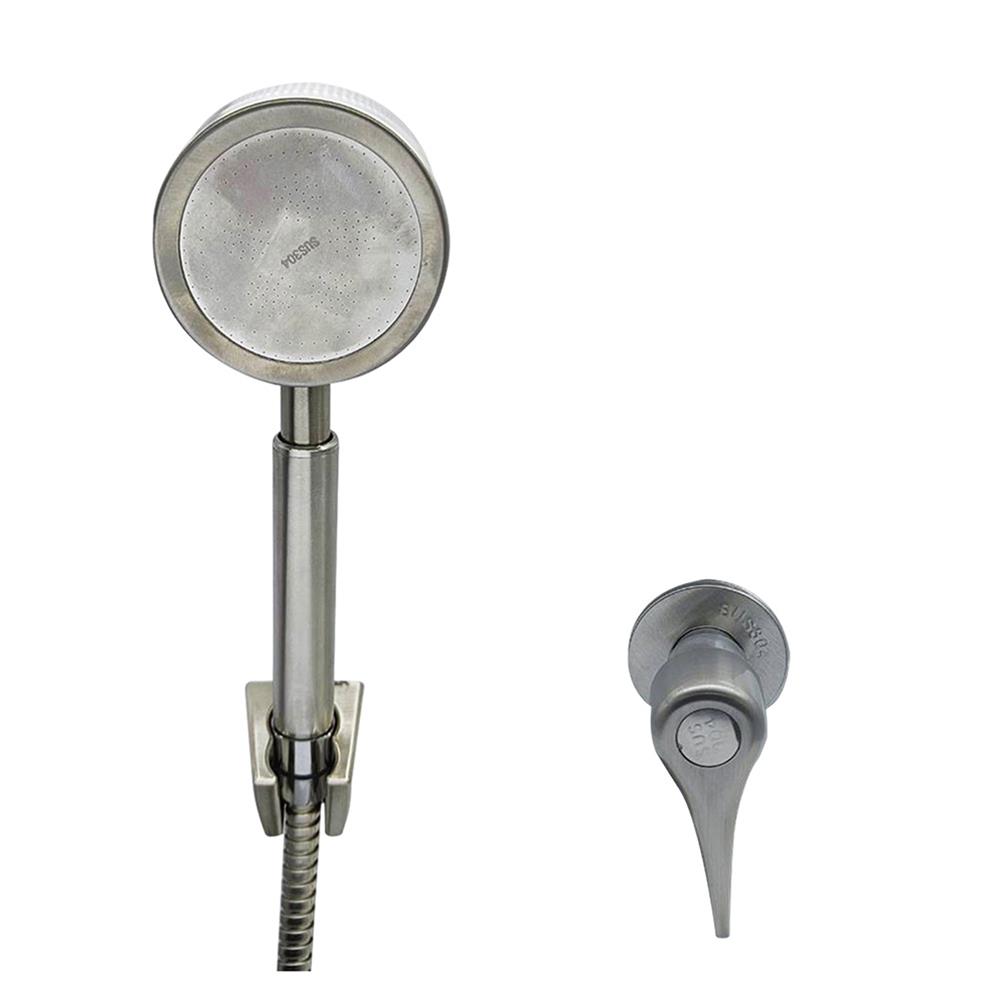 ชุดฝักบัวสายอ่อน 1 ระดับ พร้อมวาวล์ 1 ทาง HOEN HOME-203-2S