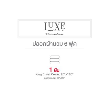 ปลอกผ้านวม FROLINA LUXE SENSATION 100X90 นิ้ว INFINITY TIDE LSSF018_5