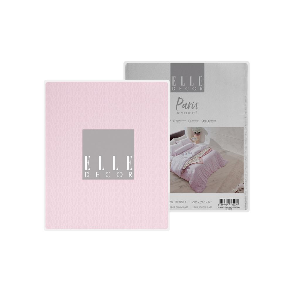 ชุดผ้าปูที่นอน 6 ฟุต 5 ชิ้น ELLE PARIS SIMPLICITE ECLAIR(S24)