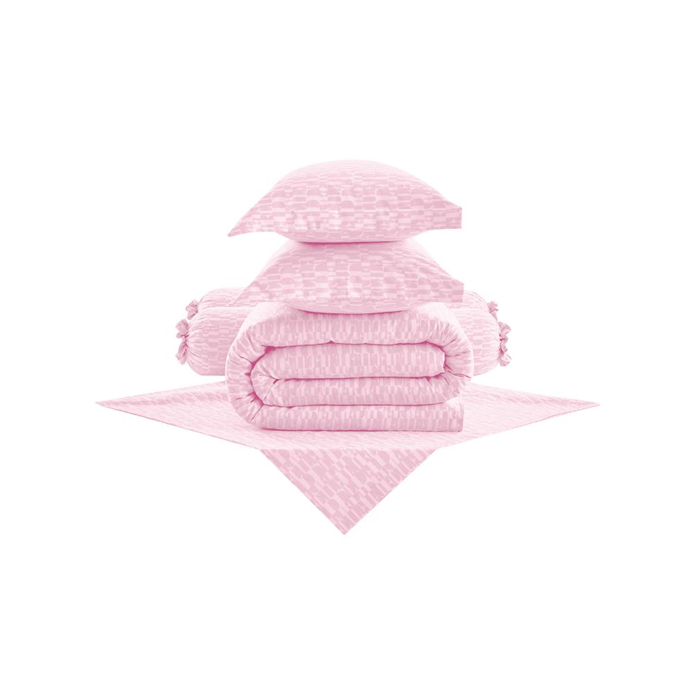 ชุดผ้าปูที่นอน 5 ฟุต 6 ชิ้น ELLE PARIS SIMPLICITE ECLAIR(S24)