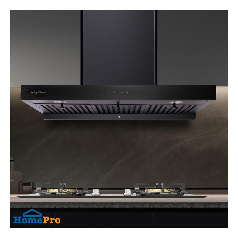 เครื่องดูดควันกระโจม LUCKY FLAME RG-971T(B) 90 ซม.