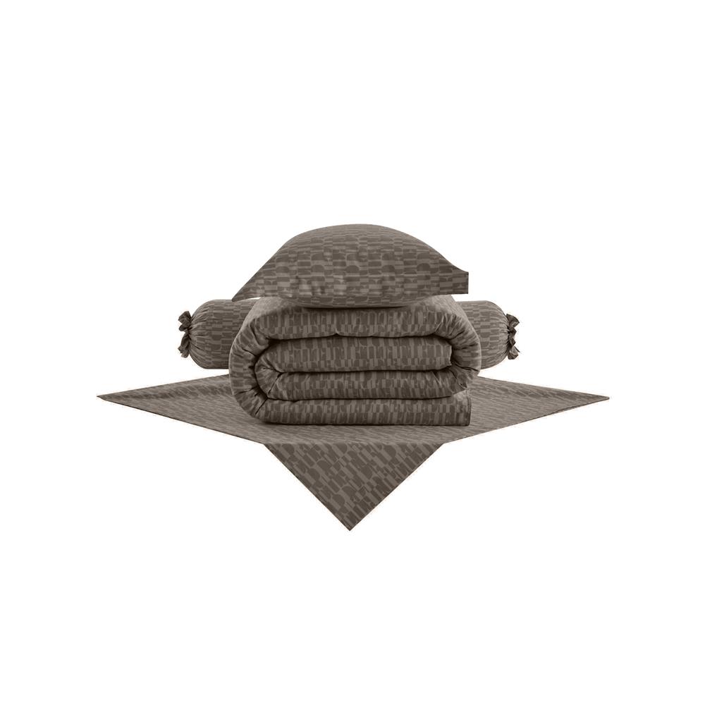 ชุดผ้าปูที่นอน 3.5 ฟุต 4 ชิ้น ELLE PARIS SIMPLICITE PALMIER(S24)