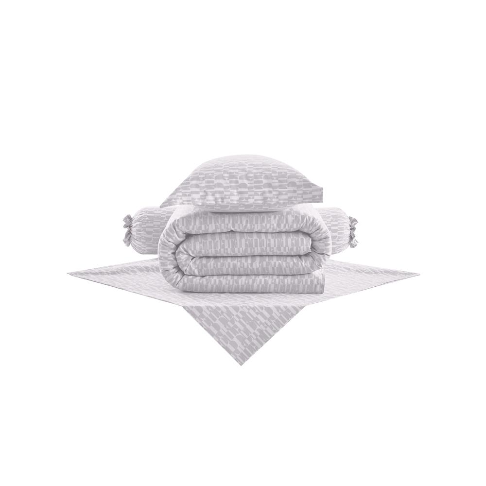 ชุดผ้าปูที่นอน 3.5 ฟุต 4 ชิ้น ELLE PARIS SIMPLICITE SOUFFLE(S24)