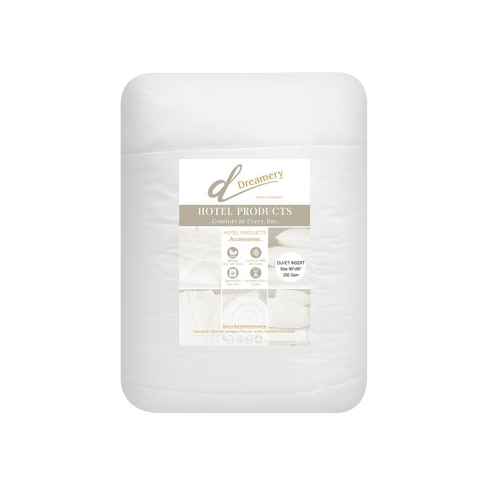 ไส้ผ้านวม DREAMERY POLY 200GSM 90X90 นิ้ว สีขาว