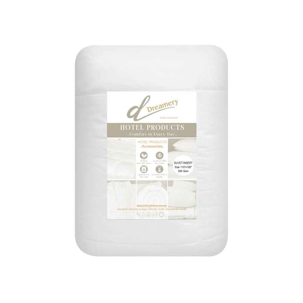 ไส้ผ้านวม DREAMERY POLY 200GSM 110X100 นิ้ว สีขาว