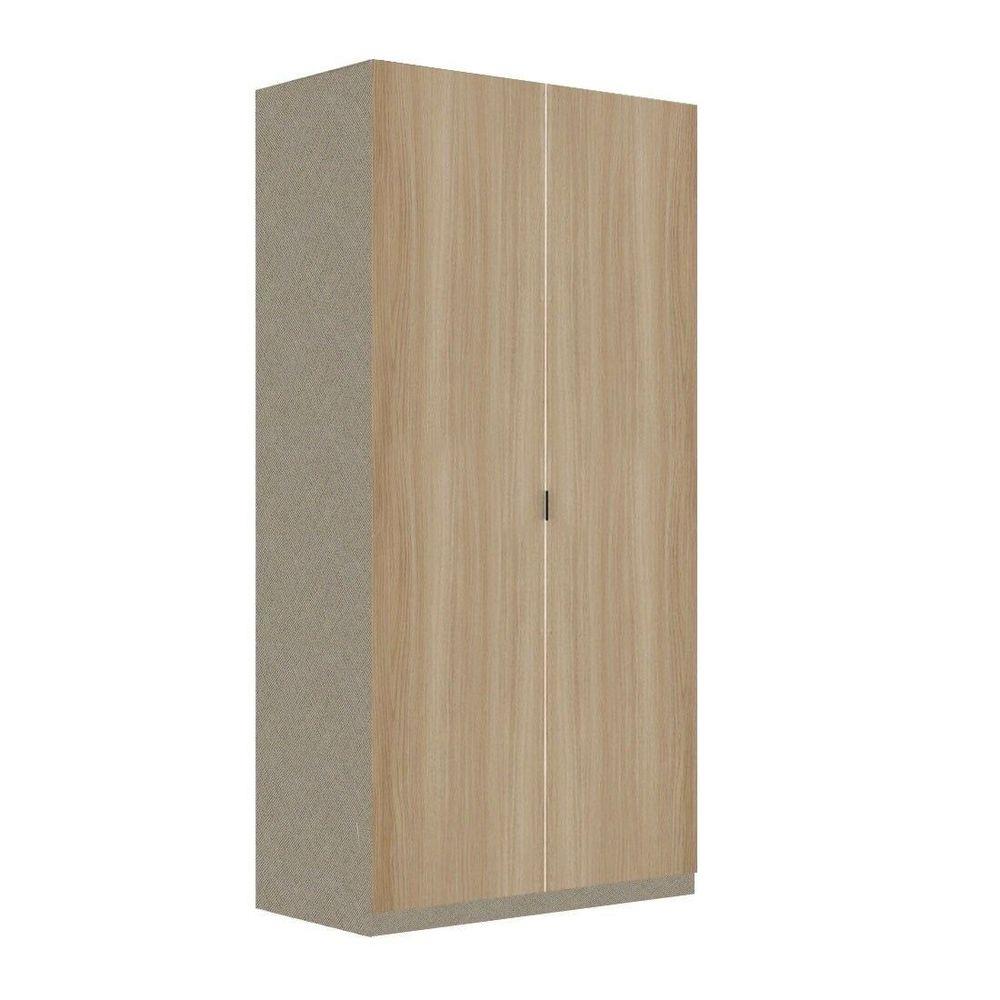 ตู้เสื้อผ้า 2 บานเปิด SB BUILT IN WARDROBE PLUS 59061773 100 ซม. สี RIO BROWN