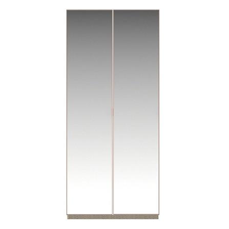 ตู้เสื้อผ้า 2 บานเปิด SB BUILT IN WARDROBE PLUS 59061316 100 ซม. สีโรสโกลด์/RIO BROWN_0