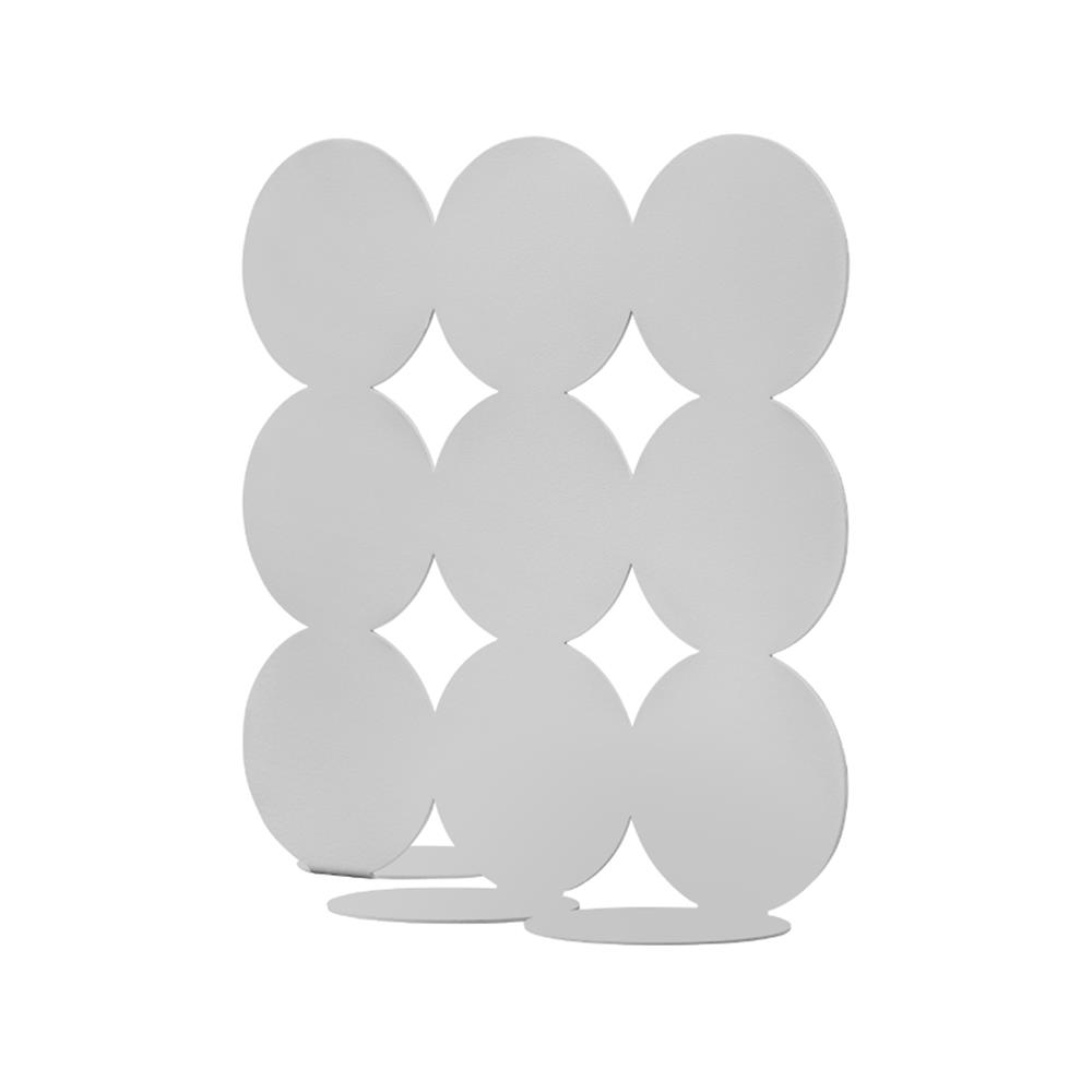 ที่กั้นหนังสือเหล็ก SPACEMAKER A1-008-G 19X12.6X19 ซม. สีเทา