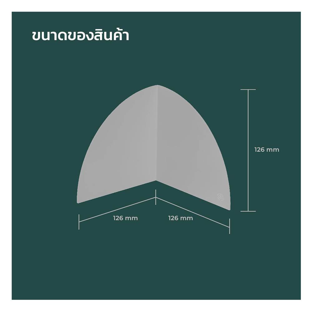 ที่กั้นหนังสือเหล็ก SPACEMAKER A1-004-G 12.6X12.6X12.6 ซม. สีเทา