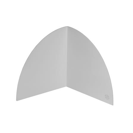 ที่กั้นหนังสือเหล็ก SPACEMAKER A1-004-G 12.6X12.6X12.6 ซม. สีเทา_0