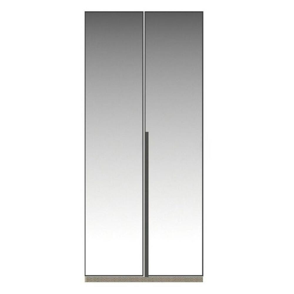 ตู้เสื้อผ้า 2 บานเปิด SB BUILT IN WARDROBE PLUS 59061327 100 ซม. สีดำ/RIO BROWN