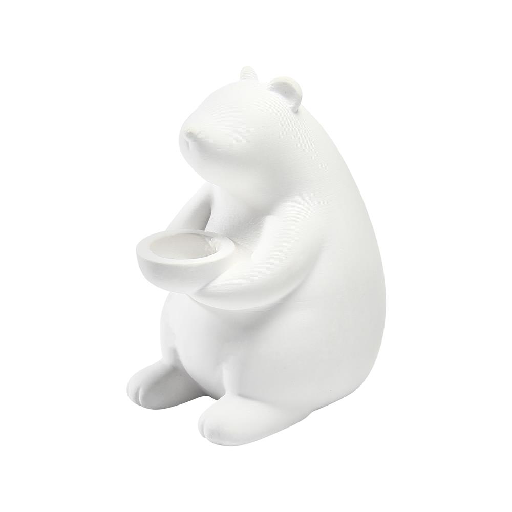 ชุดหินอโรม่าพร้อมน้ำมันหอมระเหย PORRIN BEAR 10 มล. WHITE MUSK