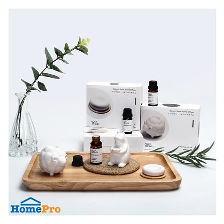 ชุดหินอโรม่าพร้อมน้ำมันหอมระเหย PORRIN BEAR 10 มล. WHITE MUSK_4